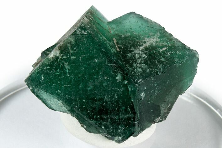 Fluorescent Green Fluorite Twins - Diana Maria Mine, England #337485